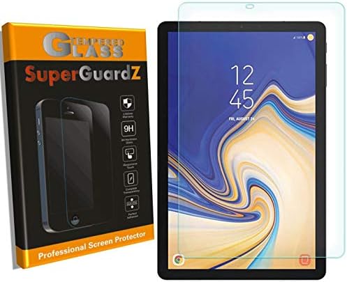 Samsung Galaxy Tab S4 10.5 מגן מסך [זכוכית מחוסמת], SuperGuardz, 9H, 0.3 ממ, 2.5D קצה עגול, אנטי-סקרט, אנטי-בועל